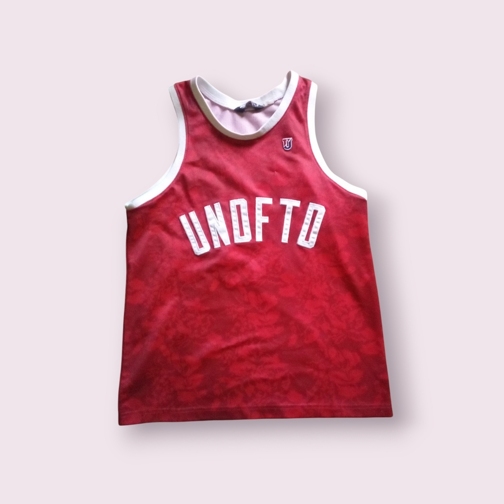 Undefeated Men's Red #5 Basketball Jersey